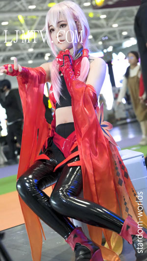 楪いのりcosplayコスプレ罪恶王冠楪祈金鱼装2023深圳电玩节漫展