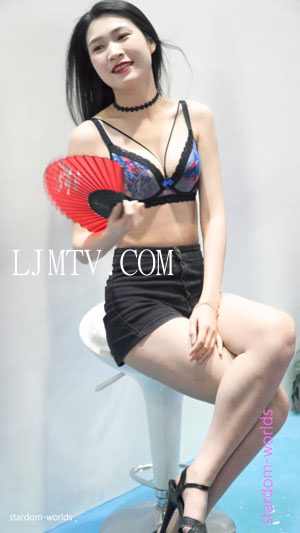 2023广州内衣展名柔2性感美女模特内衣秀Show下着モデル