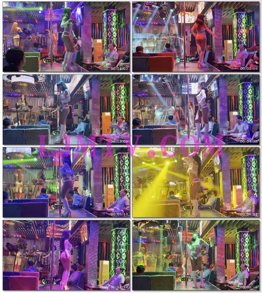 刘海儿甜美小妹白色镂空针织连体衣皮质三角裤白皮靴跳钢管舞-4K视频
