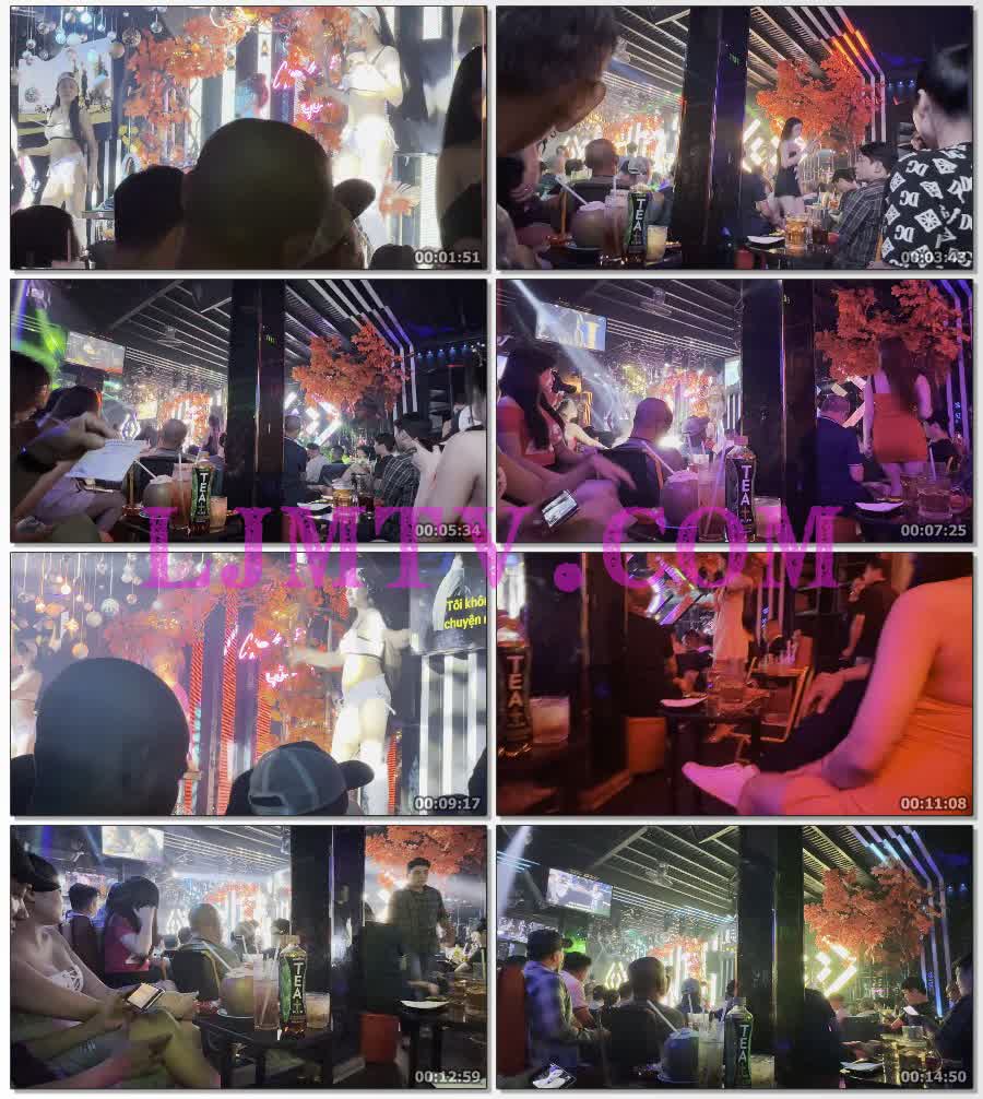 远远拍摄白色运动吊带的白色超短热裤白皮靴舞女-4K视频