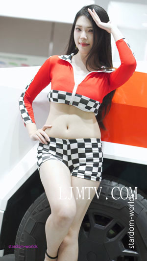 4K深圳改装车展2026美女车模BeautylegRacingModel34