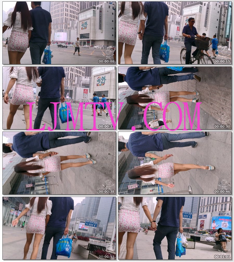 黑骑士大师街拍视频短裙系列-a00032
