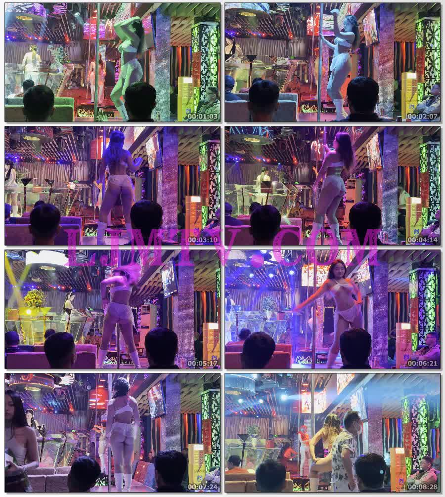 丰满大奶胖妹白色绑带裹胸白纱裙白靴钢管舞-4K视频