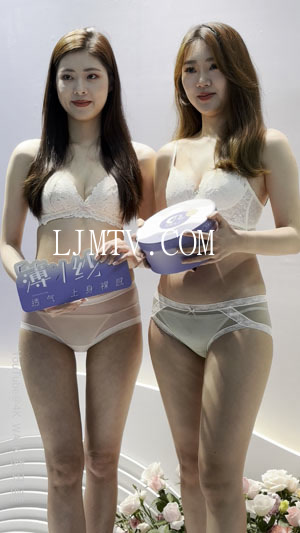 2023深圳内衣展巴蕾宠儿内衣SIUF女郎白茶內衣秀白色蕾丝文胸蕾丝内裤水晶高跟鞋-第3集