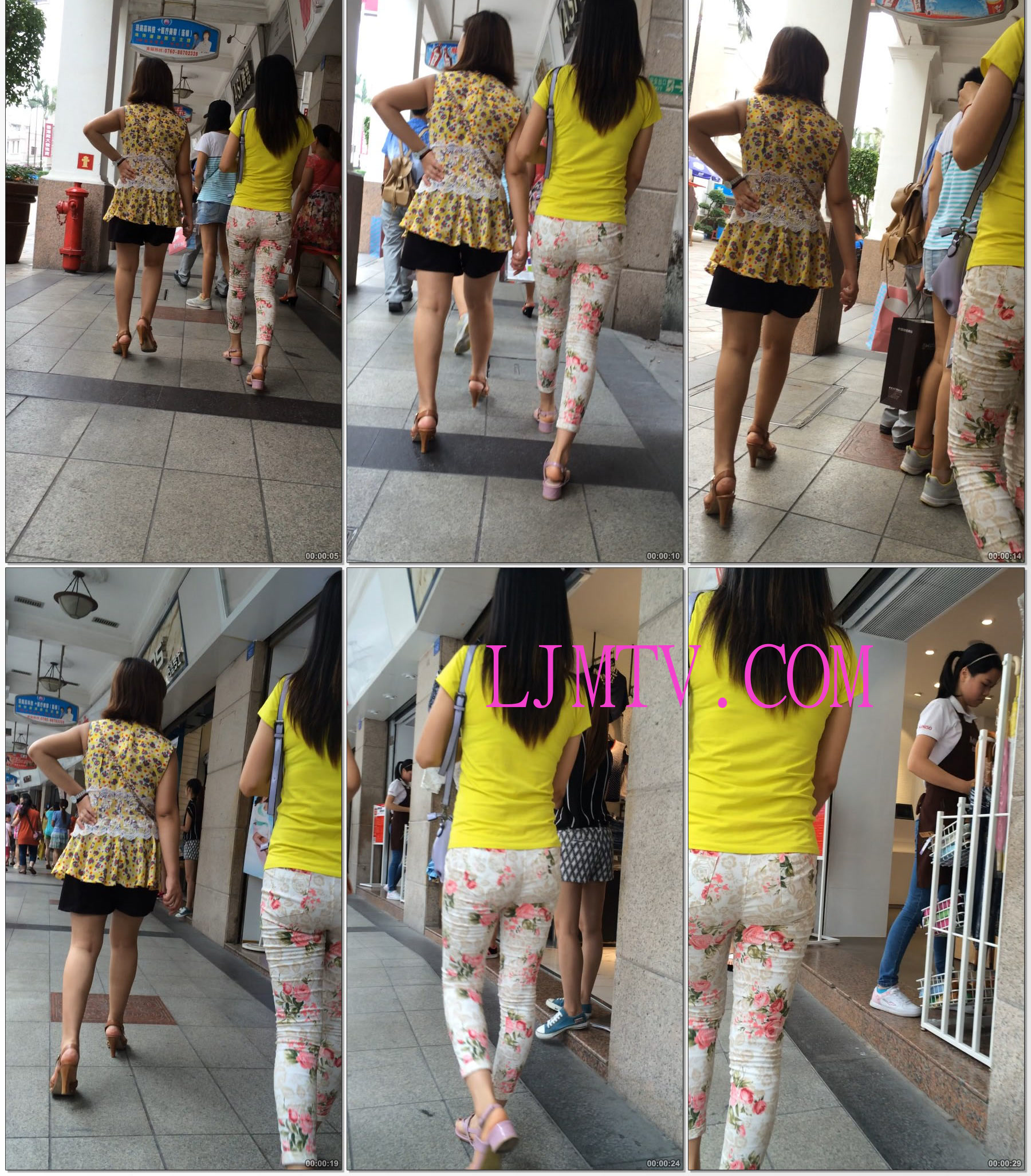 小龙大师精品街拍系列合集-紧身布裤少妇身材好