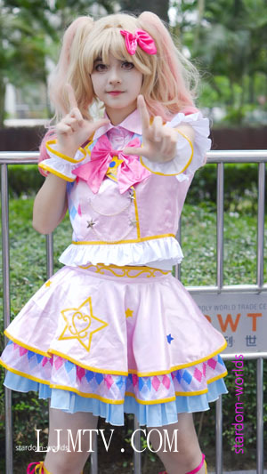 偶像活动虹野梦虹野ゆめコスプレcosplay广州萤火虫漫展