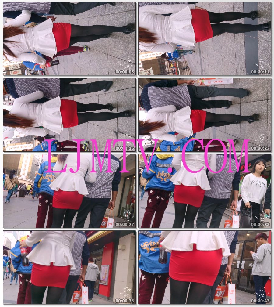 黑骑士大师街拍视频短裙系列-a00216
