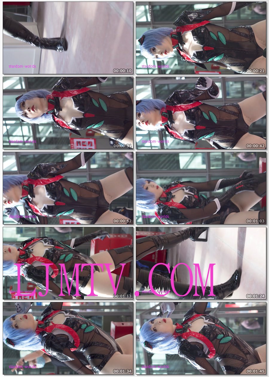 4Kコスプレ绫波レイ绫波丽黑胶衣战斗服Cosplay2021深圳无限幻想漫展