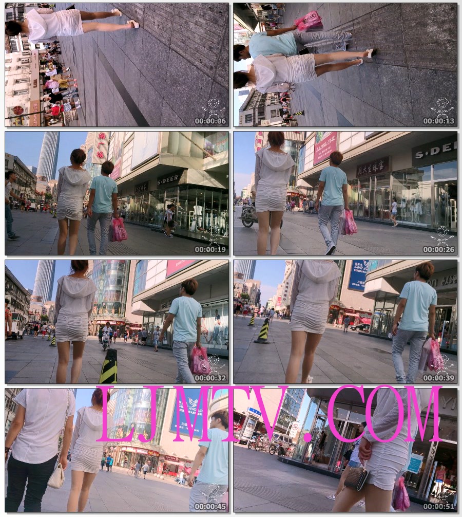 黑骑士大师街拍视频短裙系列-a00039