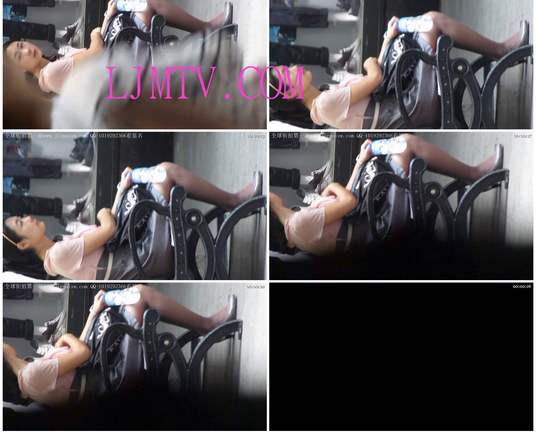 大忽悠街拍2013.1.28【强袭忽悠】坐在椅子旁搭讪清纯灰丝美女买丝袜和摸等车的清纯灰丝美女丝袜大腿(2)