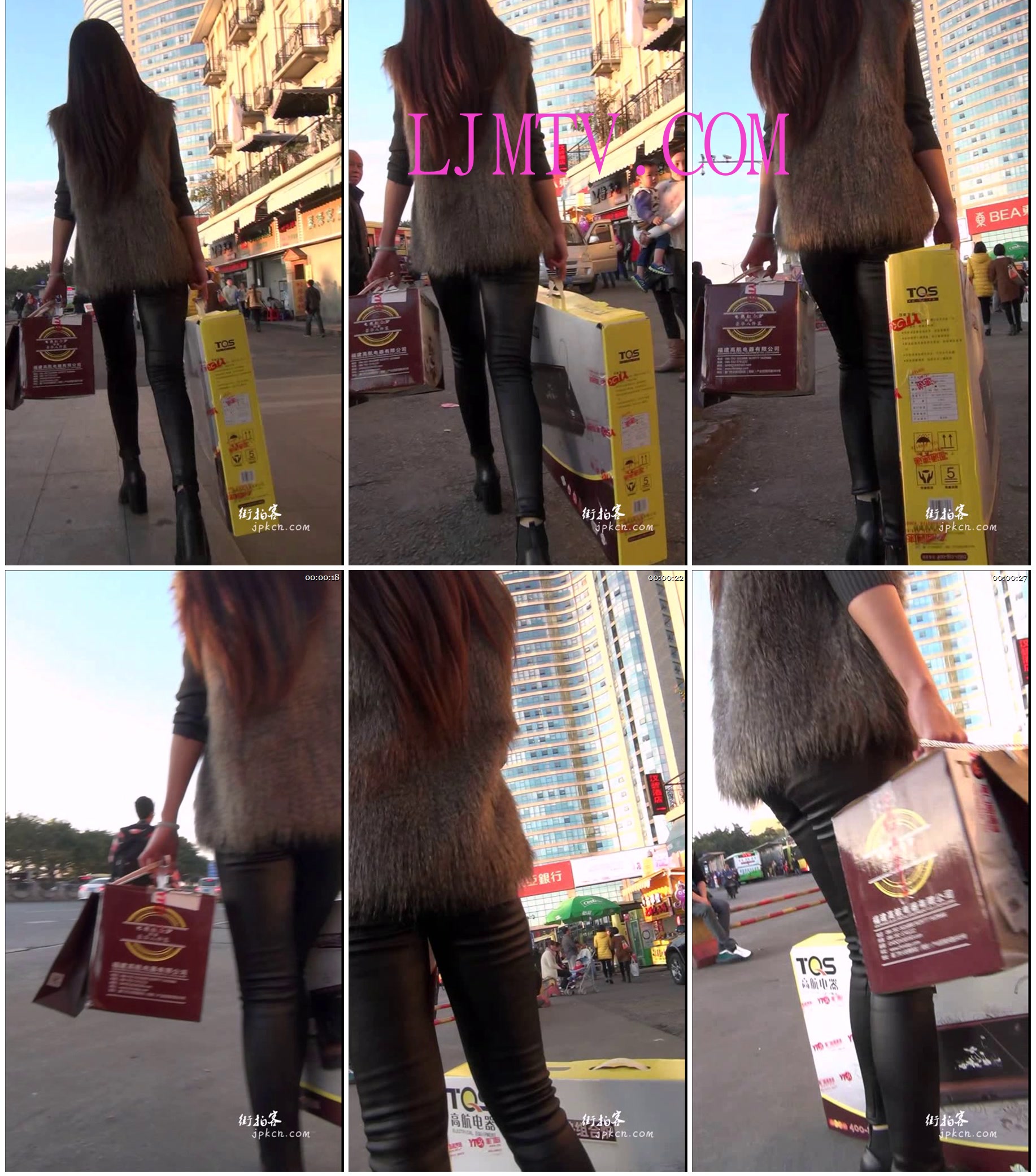 街拍客精选紧身裤热裤全集视频601-700-a00346-2