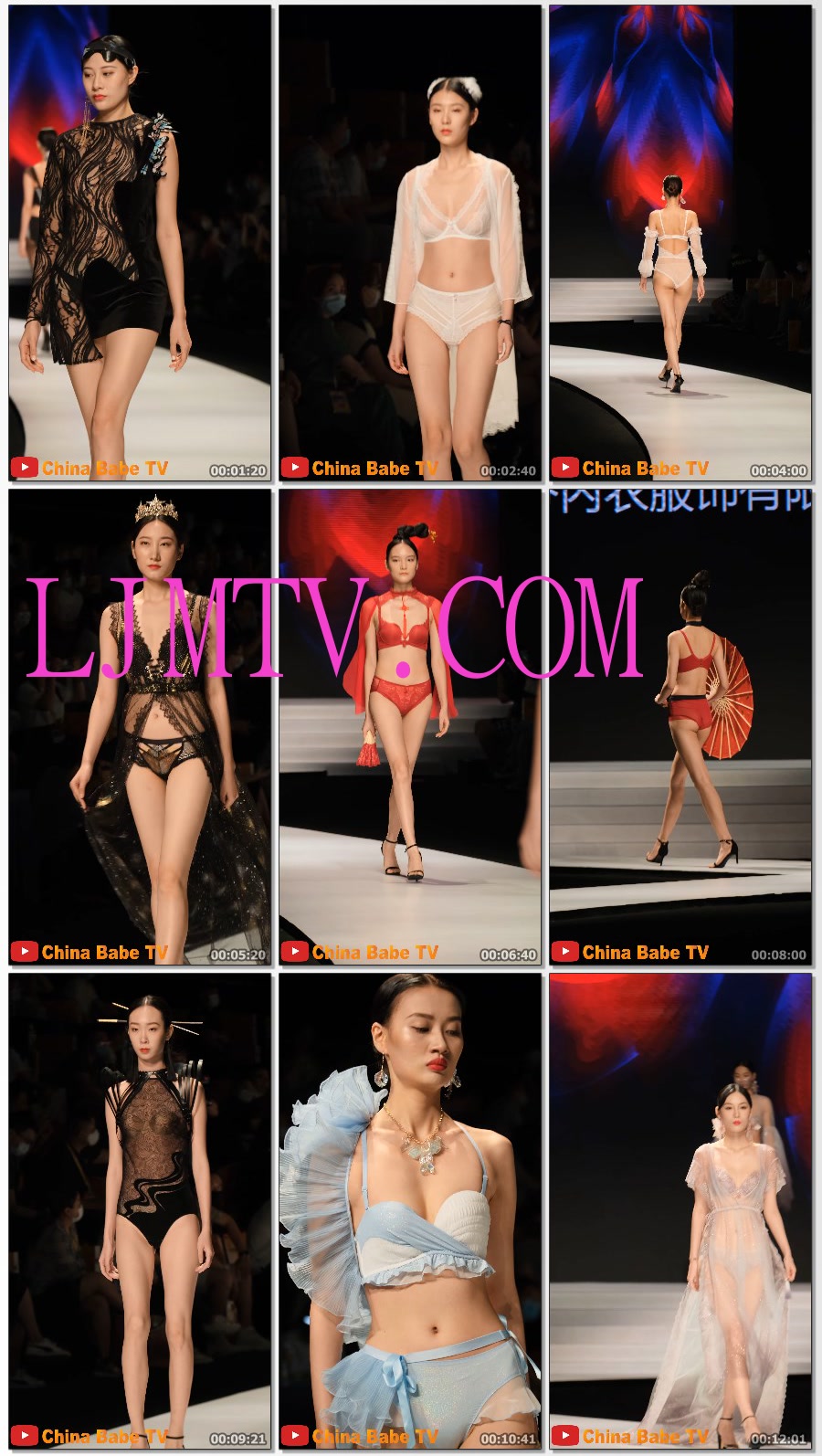4K内衣秀原画质缔妒专场透纱内衣秀-丝袜中国宋朝婚纱元素下着（Party8）