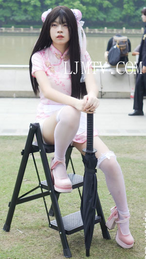 [4K]2024萤火虫漫展可爱中华娘旗袍cosplayコスプレ