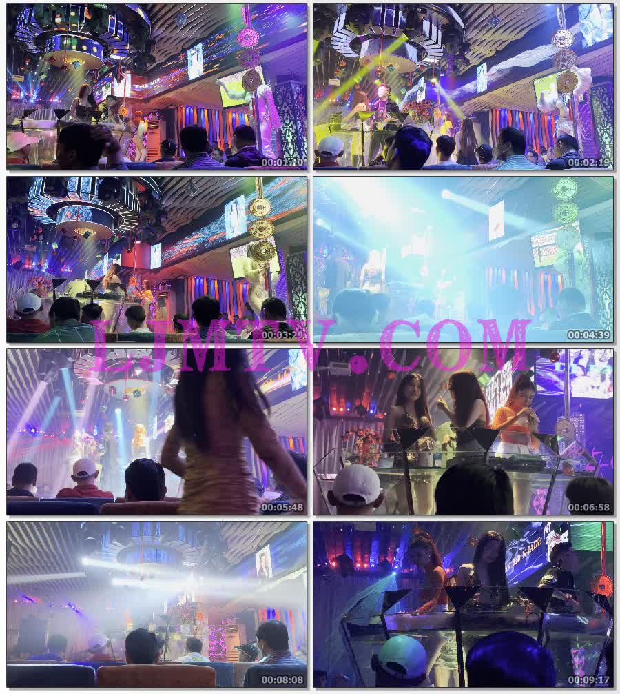 金色闪光吊带奶罩的短裙女dj和黑色吊带衫女dj-4K视频