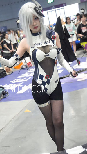 原神申鹤同人赛车服cosplayコスプレ2023深圳国际电玩节