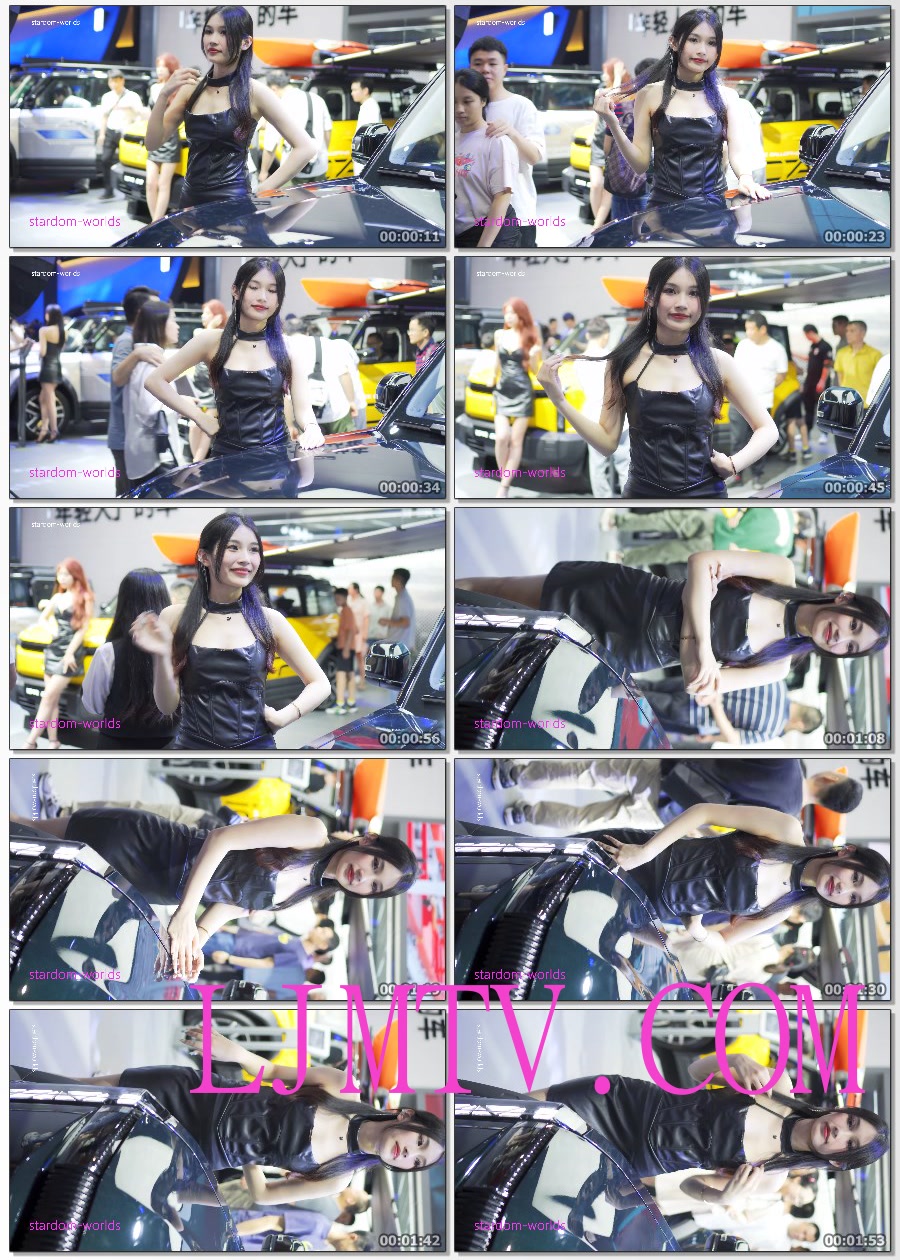 2024东莞国际车展春季那些车展模特美女车模46AutoShowRacingModel