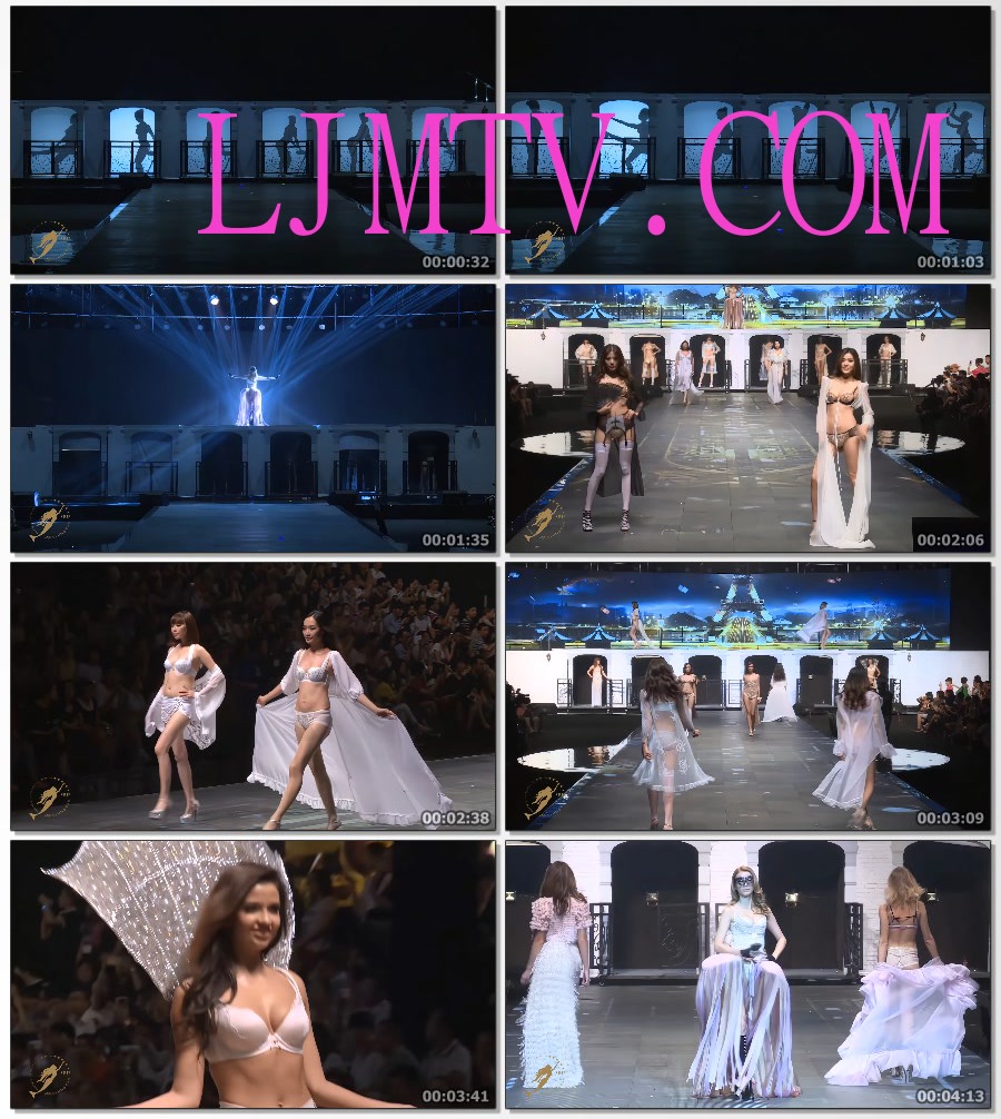 内衣秀超模4K2015SIUF深圳国际内衣展压轴大秀曼妮芬内衣法式风情女性魅力内衣秀