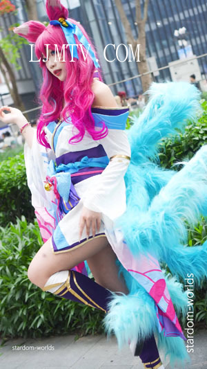 2024萤火虫漫展灵魂莲华阿狸英雄联盟Cosplayコスプレ
