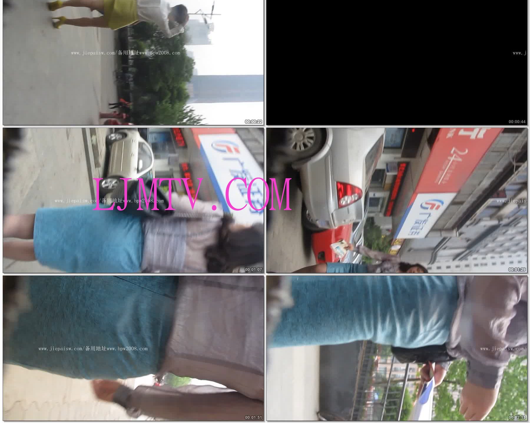 东厂街拍大忽悠买丝袜强袭抄底2013年4月-3