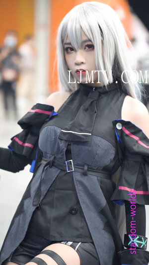 明日方舟斯卡蒂cosplayアークナイツスカジコスプレ2020广州么多漫展