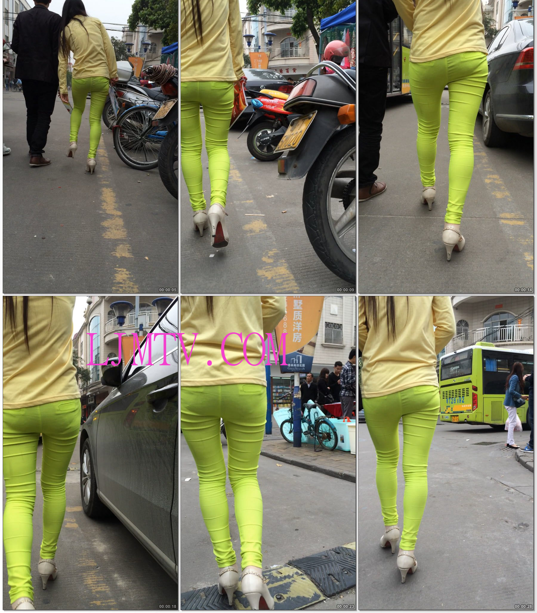 小龙大师精品街拍系列合集-靓丽打底小少妇
