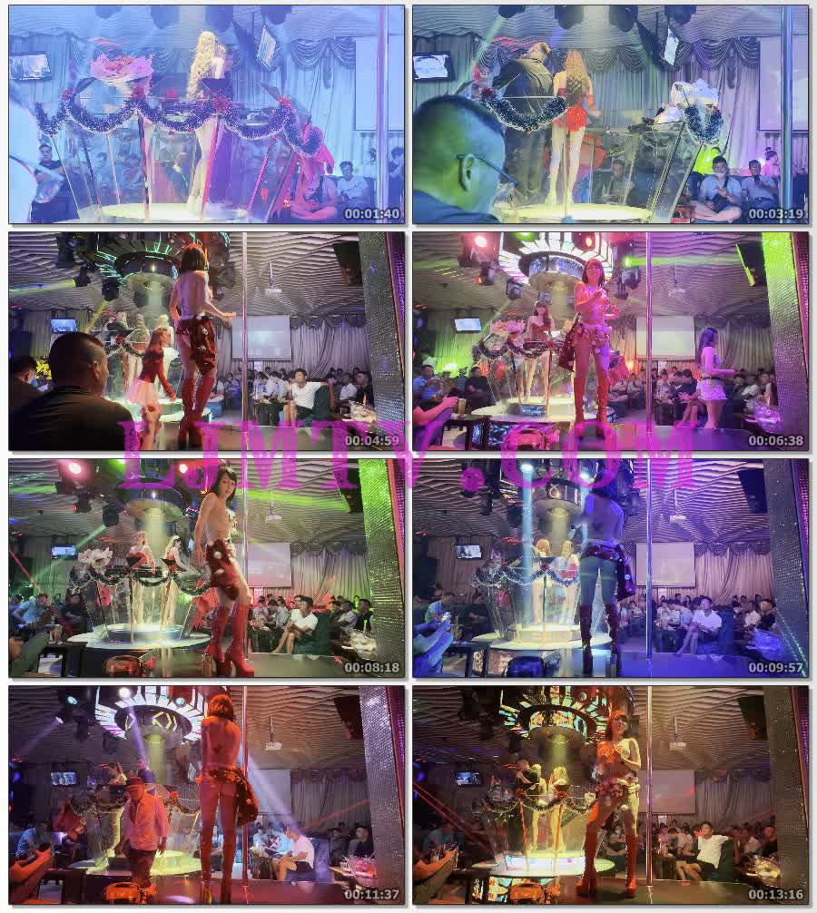 圣诞款式的超小奶罩纹身短发热舞红皮靴女郎-4K视频