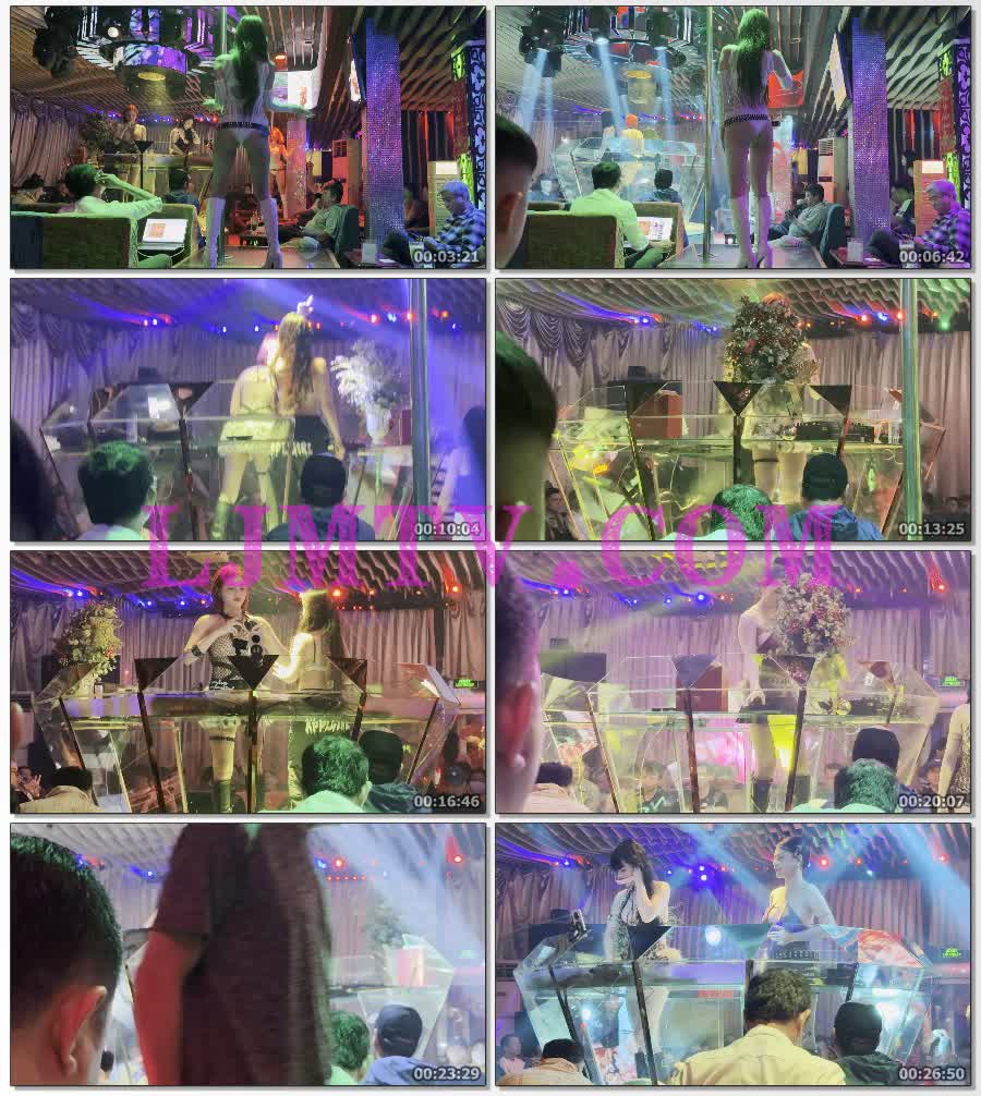 气质黄发嫩妹白色蕾丝镂空针织连体衣白皮靴热辣舞蹈-4K视频