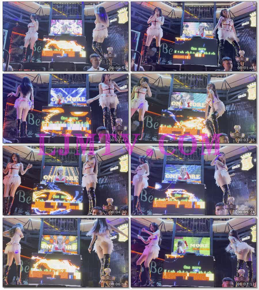 夜店两个护士情趣演出服的碎花边短裙过膝黑色乳胶皮靴辣妹-4K视频