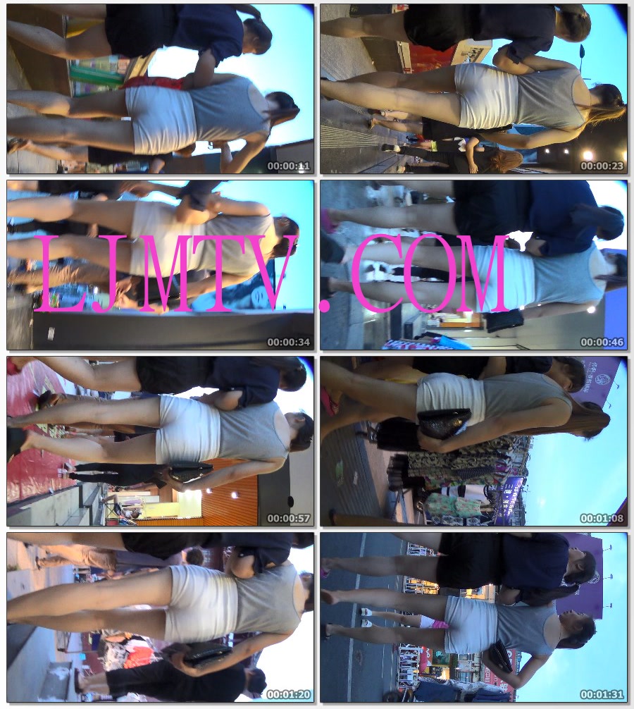 麋小鹿大师2013-2014街拍视频合集1-白紧热裤长腿小少妇-02