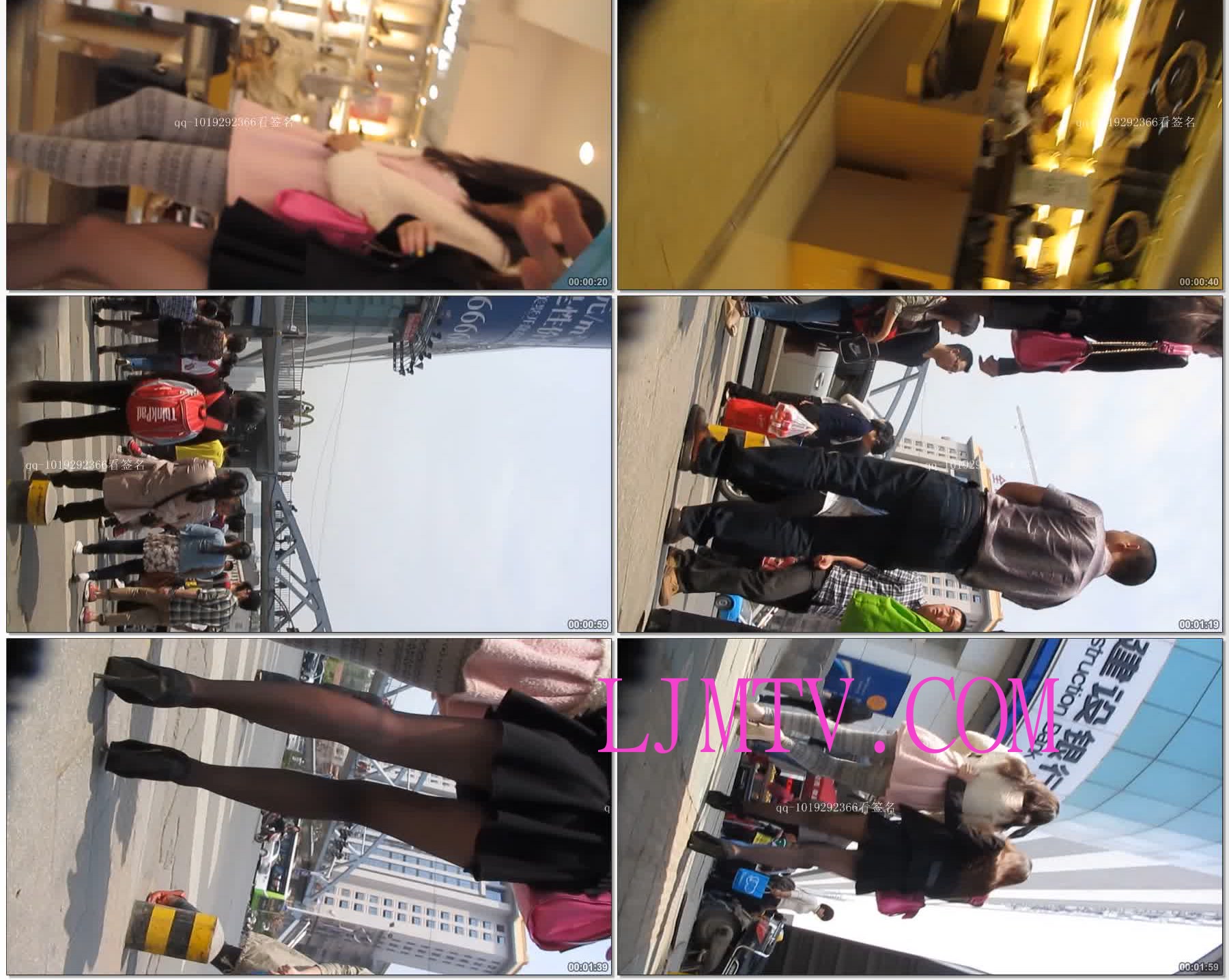 大忽悠街拍4.8更新-20CM超高细高长腿骚货过马路差点摔倒跟进商场买丝袜4.8-3