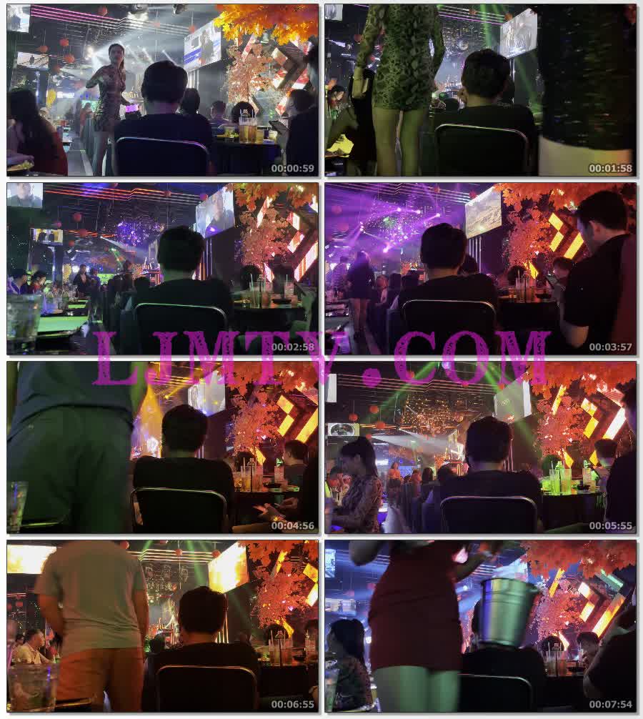 夜店里来来回回各种穿着简单的性感舞女-4K视频
