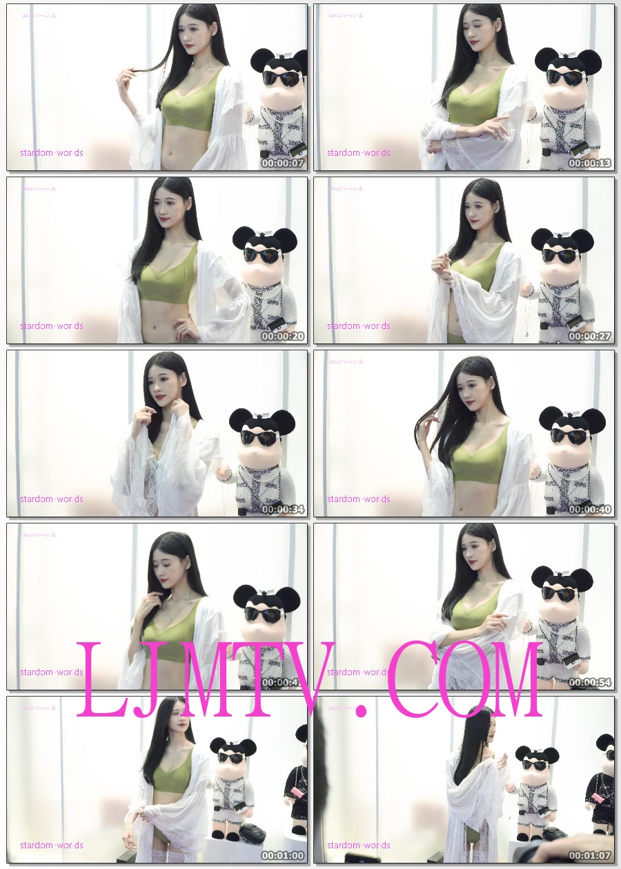 2023广州内衣展艾迪莎3美女模特内衣秀Show下着モデル