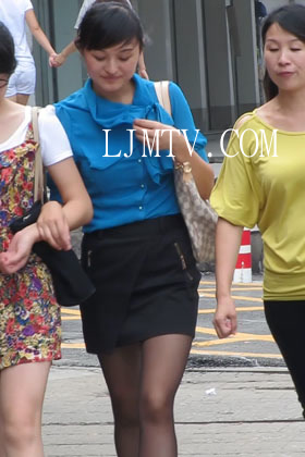 大忽悠街拍大忽悠买丝袜检验175长腿清纯黑丝美女丝袜质量4