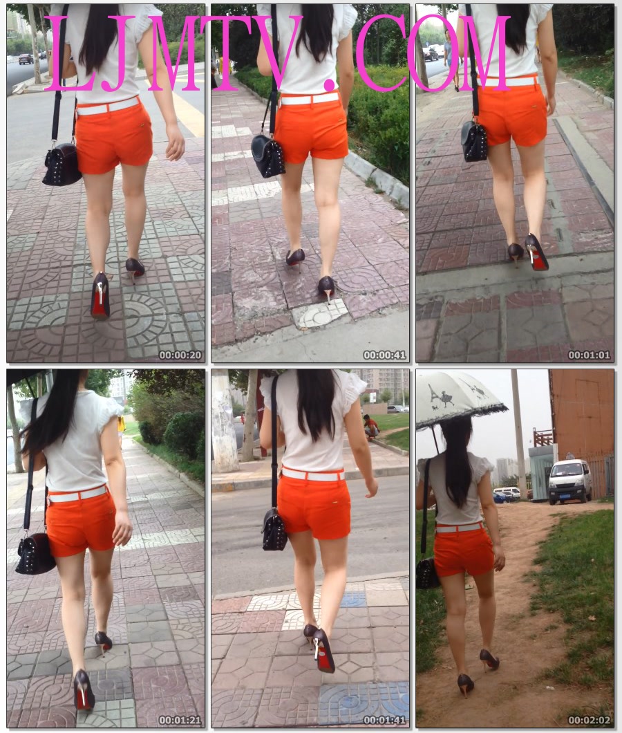 街拍大师超级白嫩玉足高清拍摄高跟丝袜-001(2)