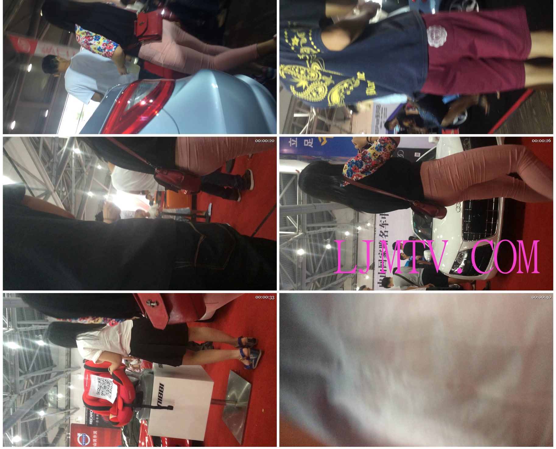 小龙大师精品街拍系列合集-性感打底粉裤少妇-01