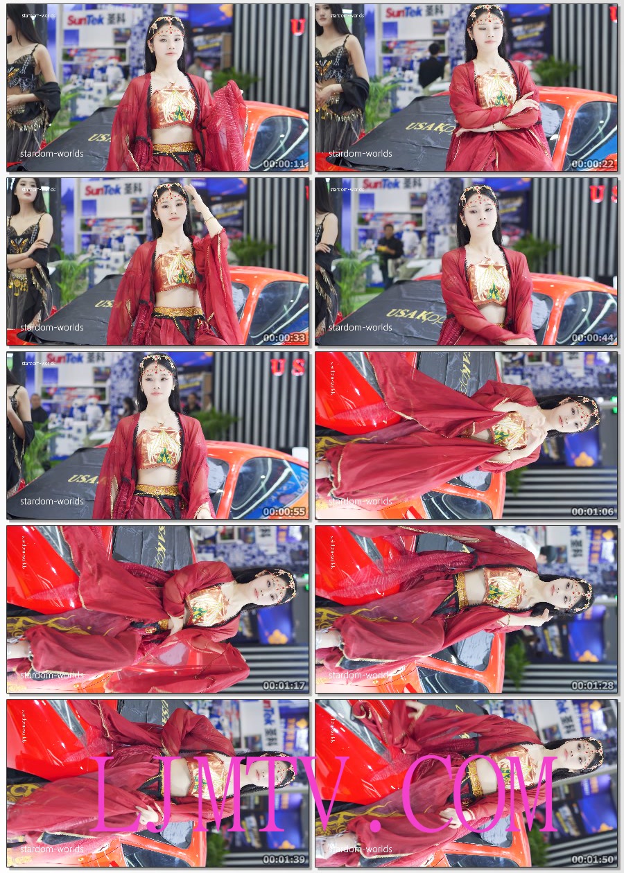2024深圳改装车展异域舞娘美女车模AutoShowRacingModel车展模特-29