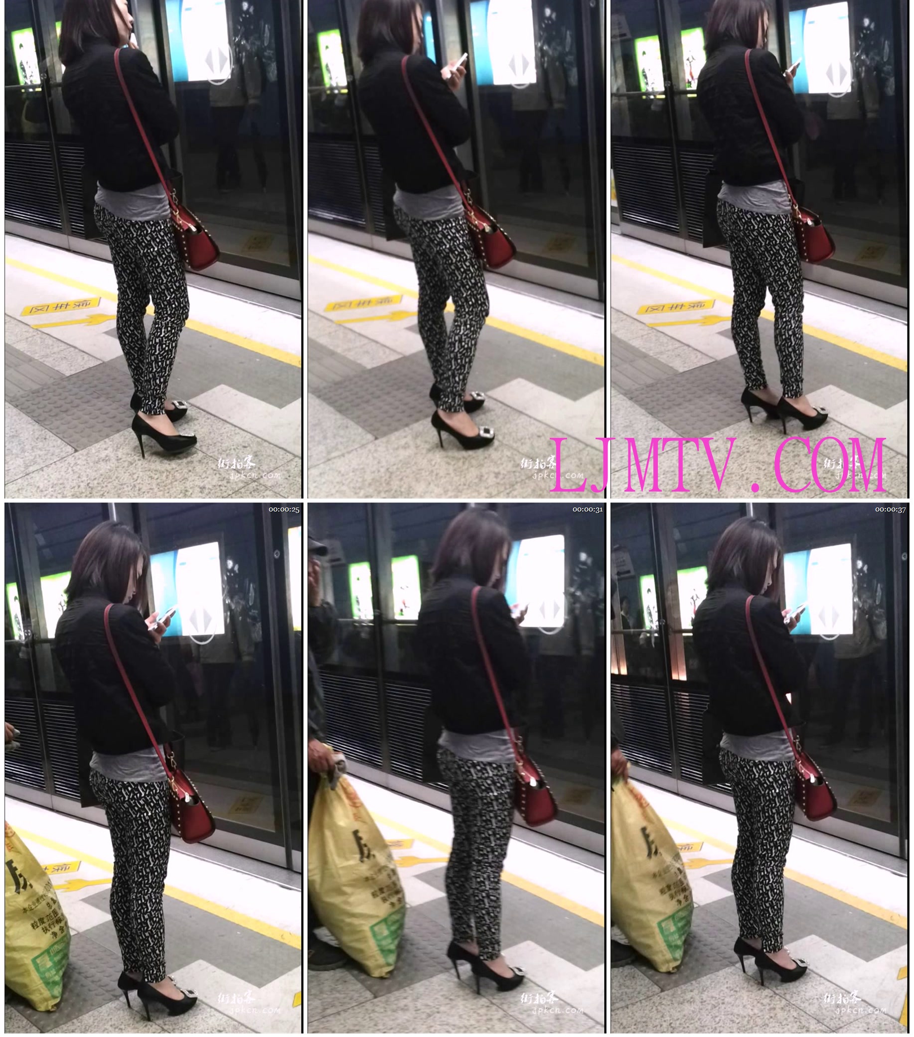 街拍客精选紧身裤热裤全集视频801-900-a01822-3