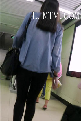 街拍客精选紧身裤热裤全集视频1001-1100-黑色紧身裤高跟美女