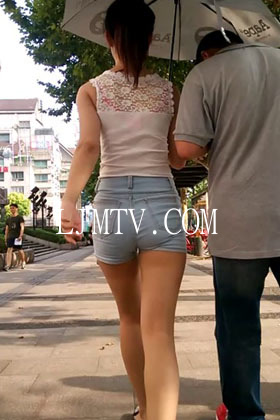 蚕豆大师超短热裤街拍视频系列-25