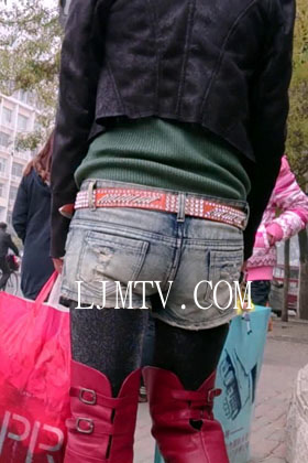 黑骑士大师街拍热裤系列-a00150
