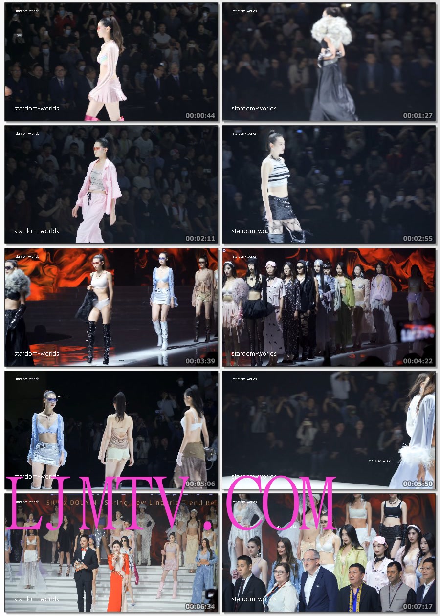 2025深圳内衣展开幕秀4美女模特内衣秀时尚走秀Show下着モデル