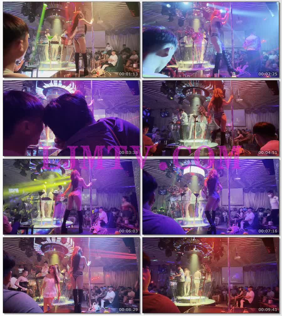 镂空大网眼夜店演出服的黑色漆皮靴热舞女孩-4K视频