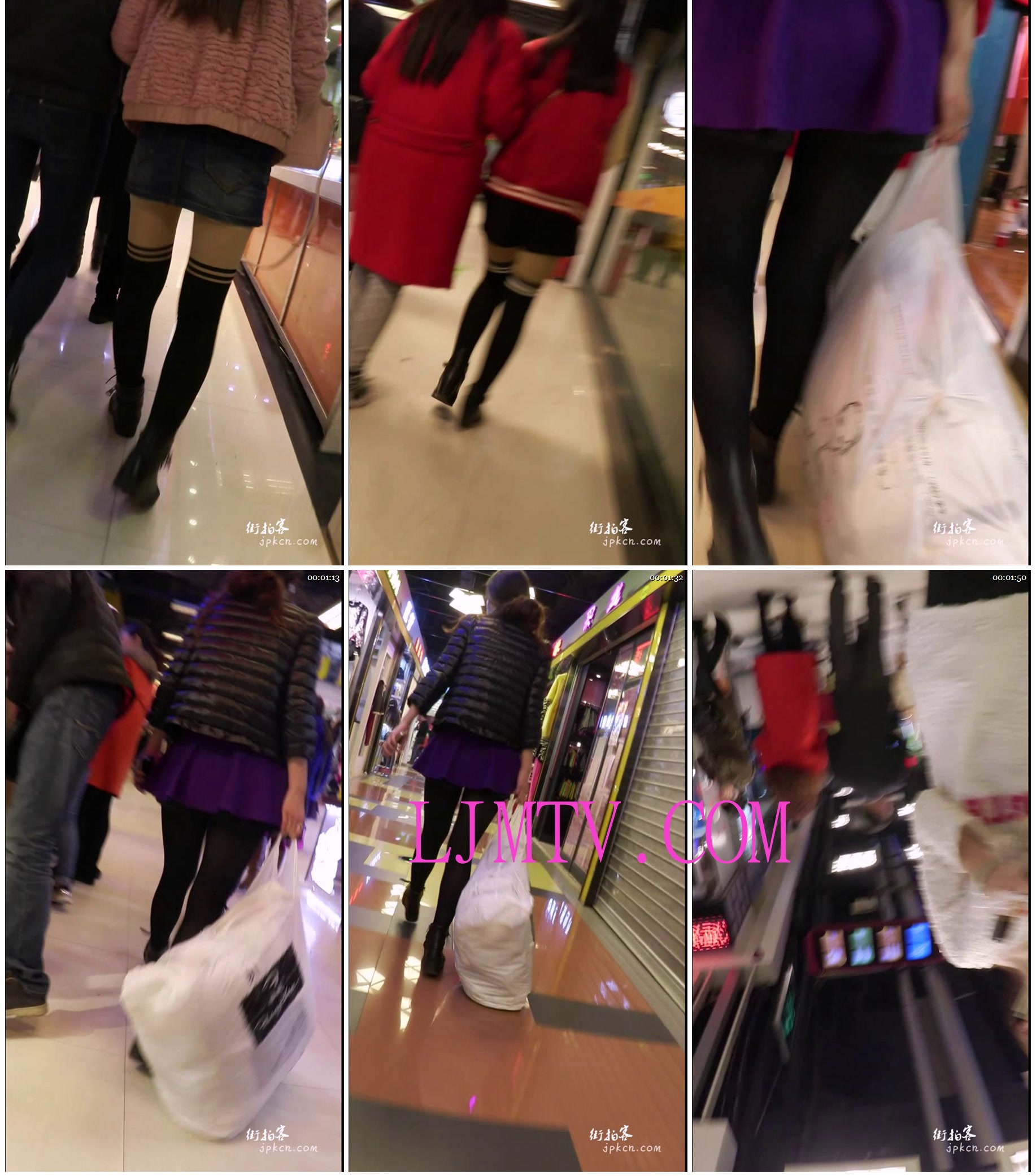 街拍客精选紧身裤热裤全集视频701-800-商业街的黑丝少妇们。