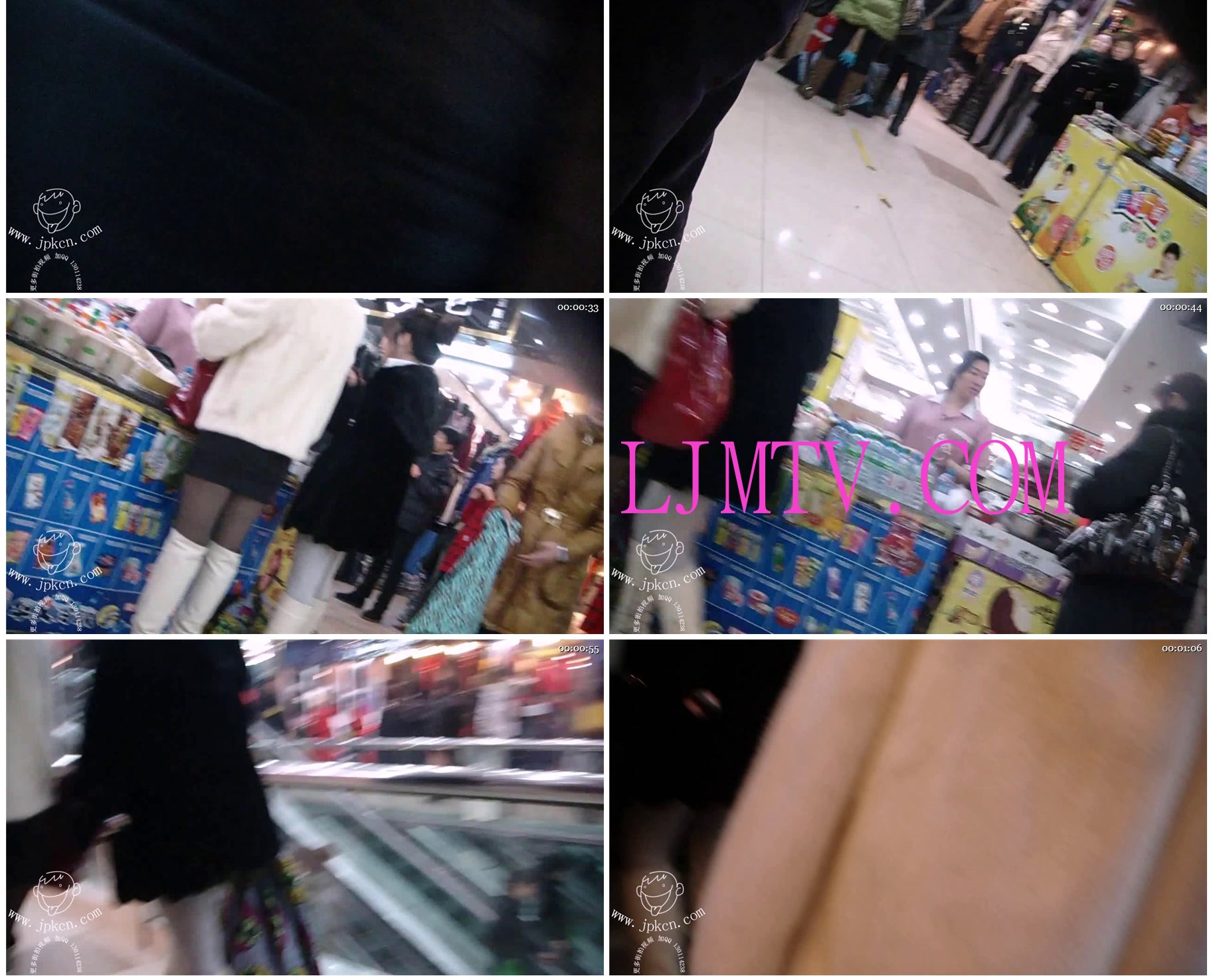 街拍客视频珍藏版丝袜美女专辑-白靴黑丝贵妇