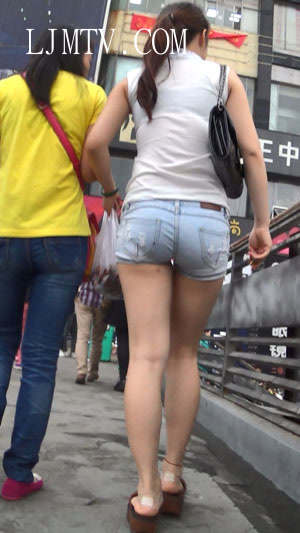 麋小鹿大师2013-2014街拍视频合集2-牛仔包臀小妹勾深