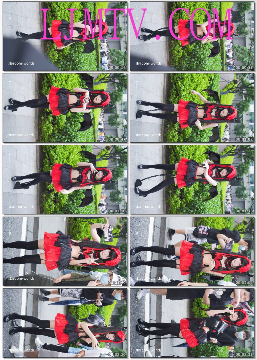[4K]约会大作战时崎狂三小恶魔Cosplayコスプレ广州萤火虫漫展栗川芥