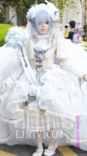 2025广州CICF漫展花嫁雷姆洋装cosplayレムコスプレ