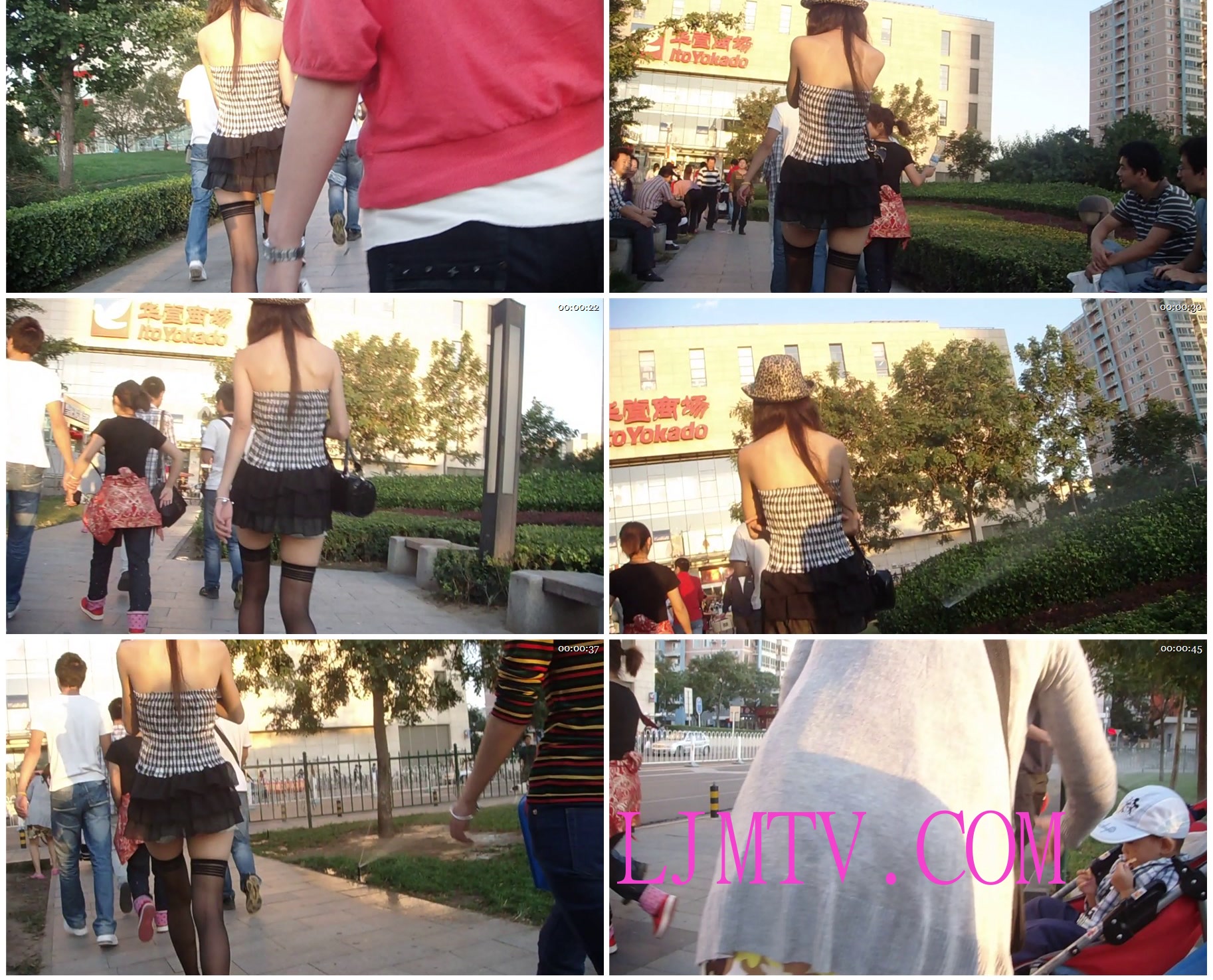 街拍客极品街拍视频JPP1-JPP217-这个妹妹打扮得太刺眼