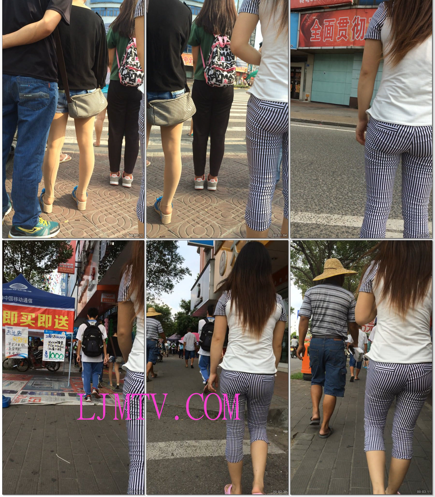 小龙大师精品街拍系列合集-紧身布裤小少妇