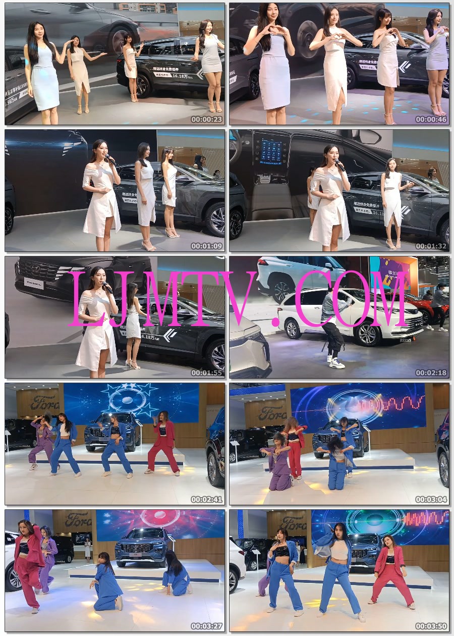 2022深圳车展婀娜多姿模特走秀超动感舞蹈表演